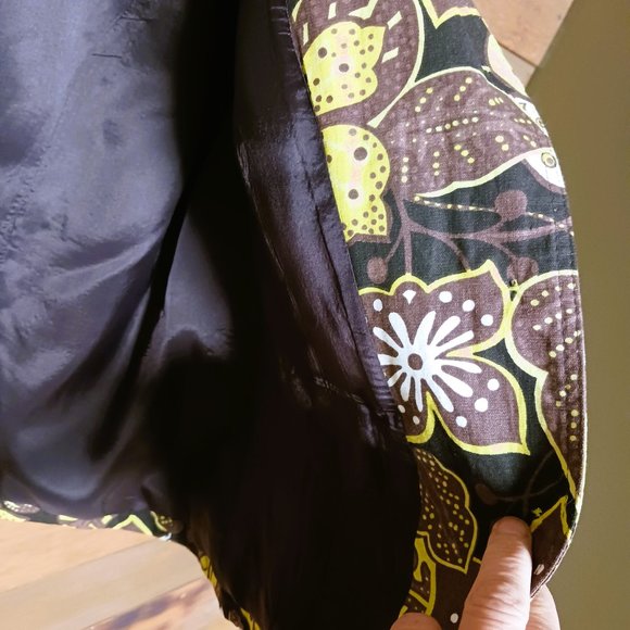 *SALE* NATURAL COTTON VEX Blazer muted tones 3/4 sleeve SZ 14 like new - Picture 5 of 10